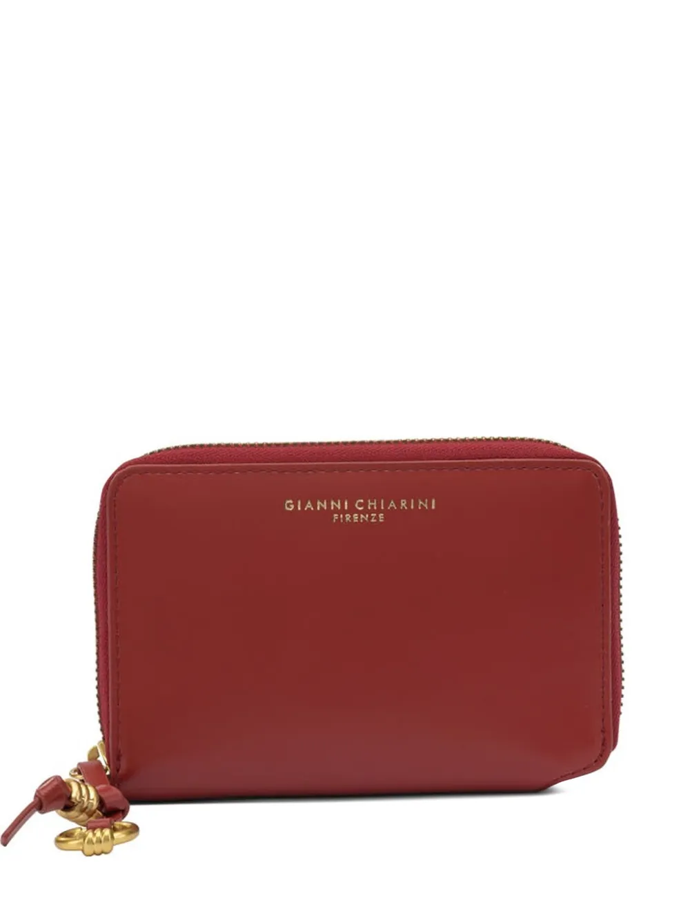 GIANNI CHIARINI logo-stamp wallet - Rosso