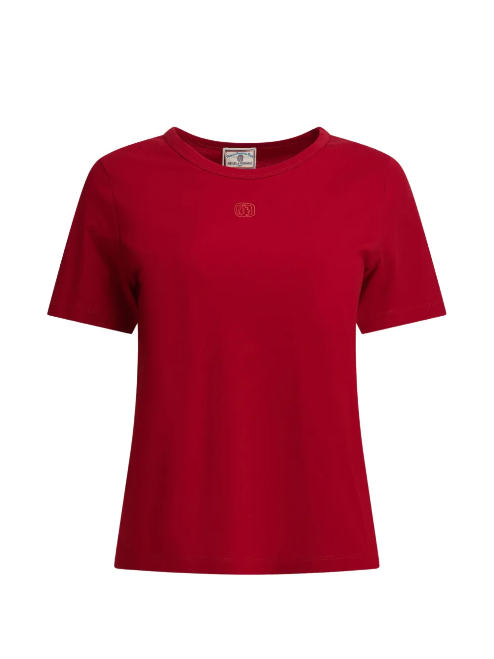 Ines De La Fressange embroidered T-shirt - Rosso