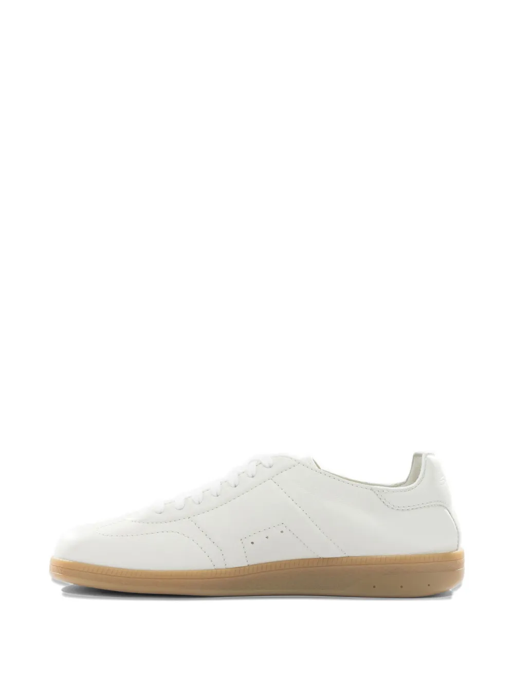 Santoni Leren sneakers Wit