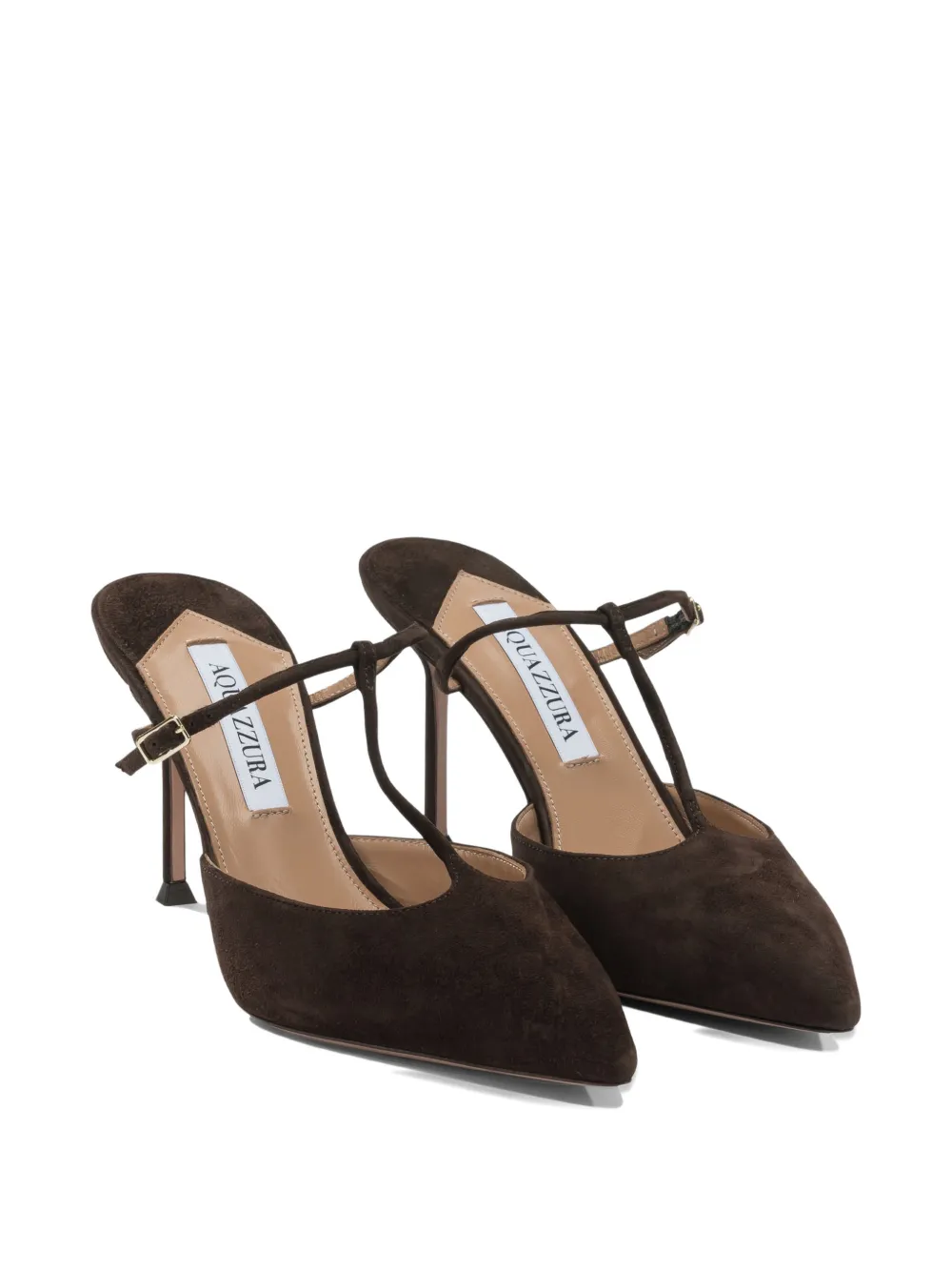 Aquazzura Pumps met puntige neus Bruin
