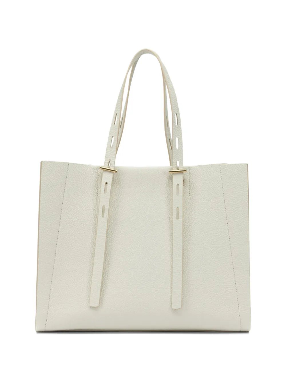  Minobossi Cut-out Leather Tote Bag - Neutrals 