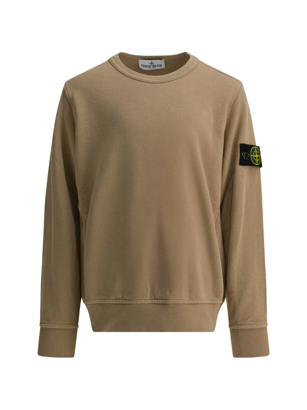 Stone Island Junior logo-patch sweatshirt - Toni neutri