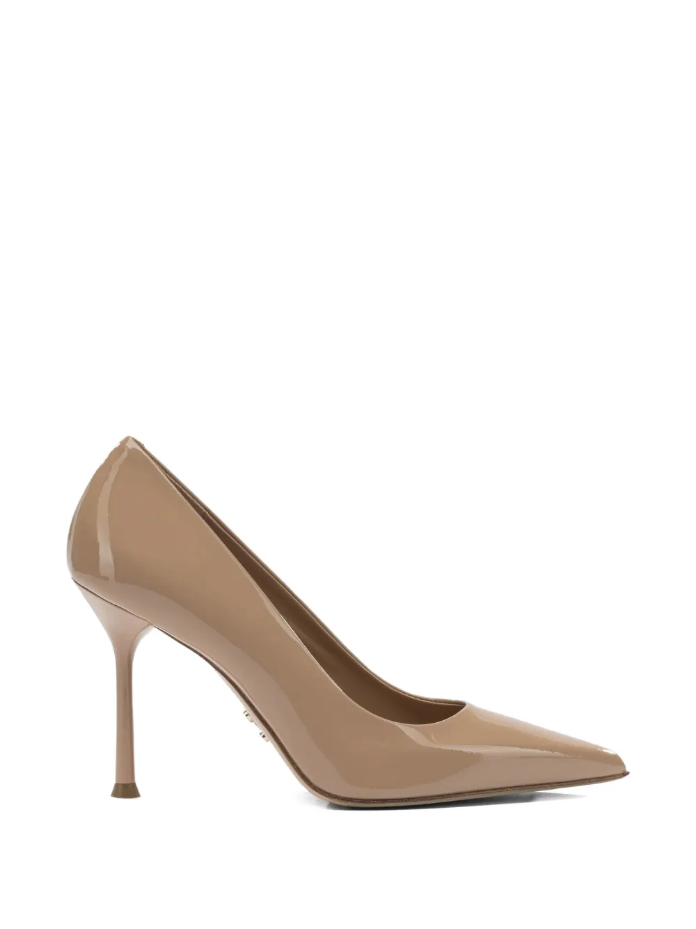 Sergio Levantesi Pumps met puntige neus Beige
