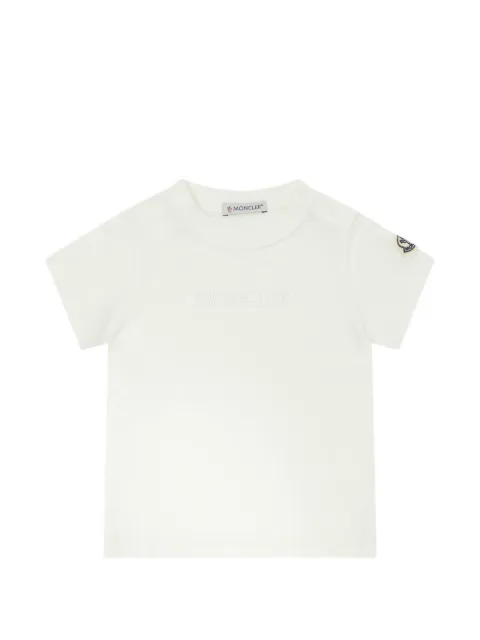 Moncler Enfant playera con detalle del logo