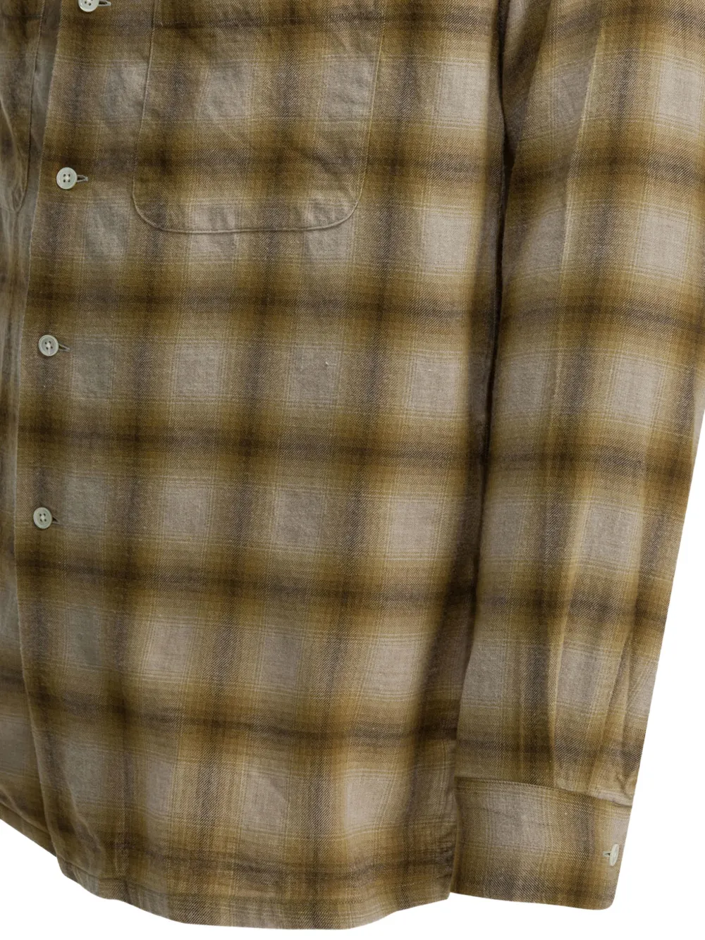 BEAMS PLUS Geruit overhemd Beige