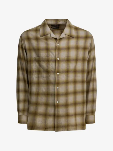 BEAMS PLUS plaid-pattern shirt