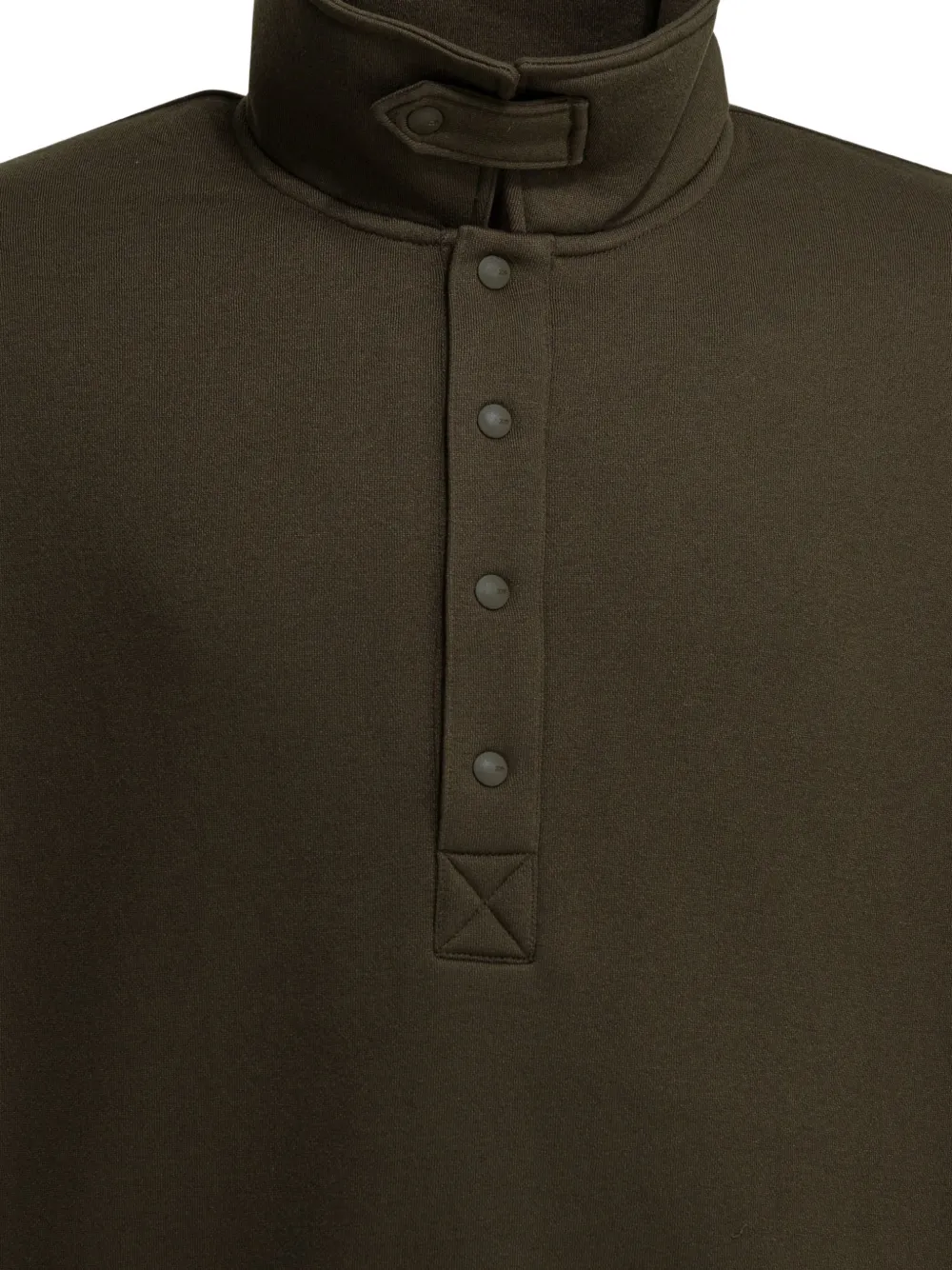  Daiwa Pier39 Button High-neck Sweatshirt - Green 