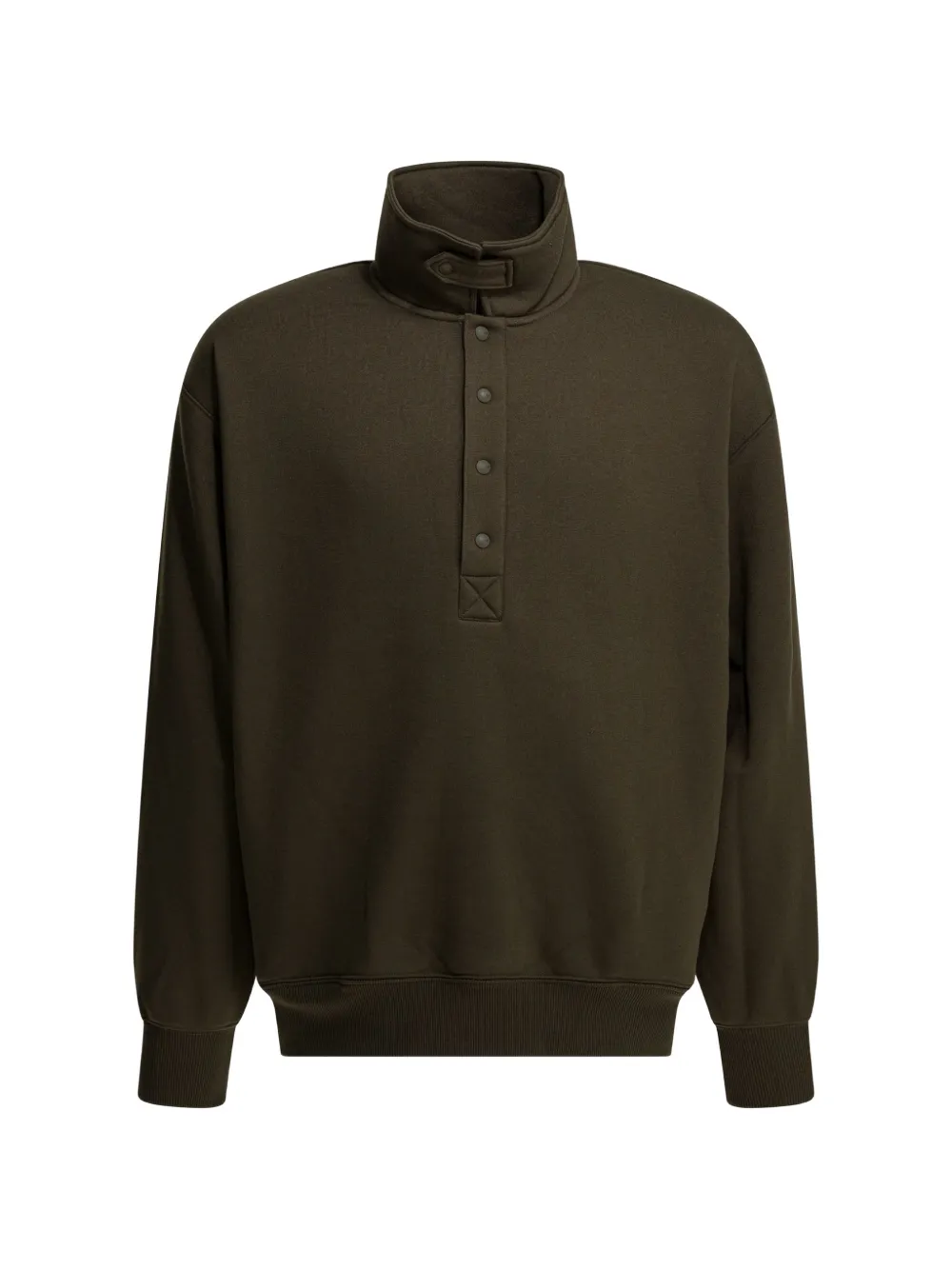 DAIWA PIER39 button high-neck sweatshirt - Grün