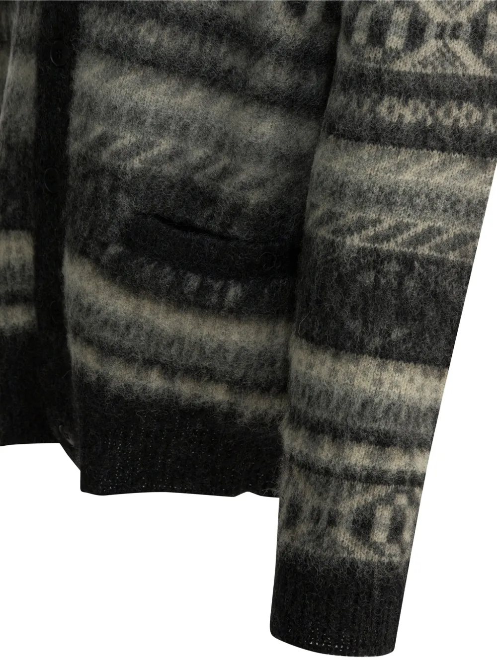  Beams Plus V-neck Cardigan - Grey 