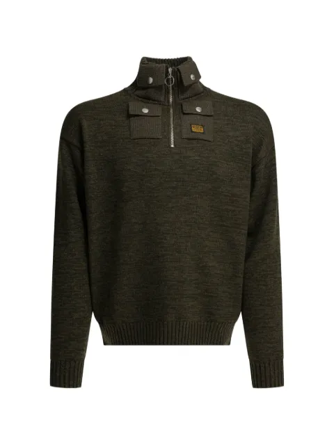 KAPITAL zip-collar sweater