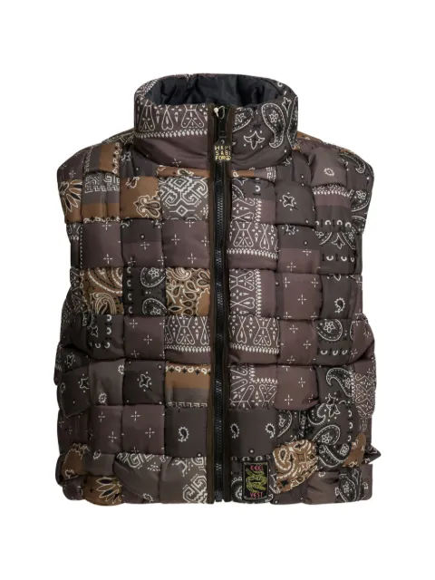 KAPITAL chaleco con diseño patchwork