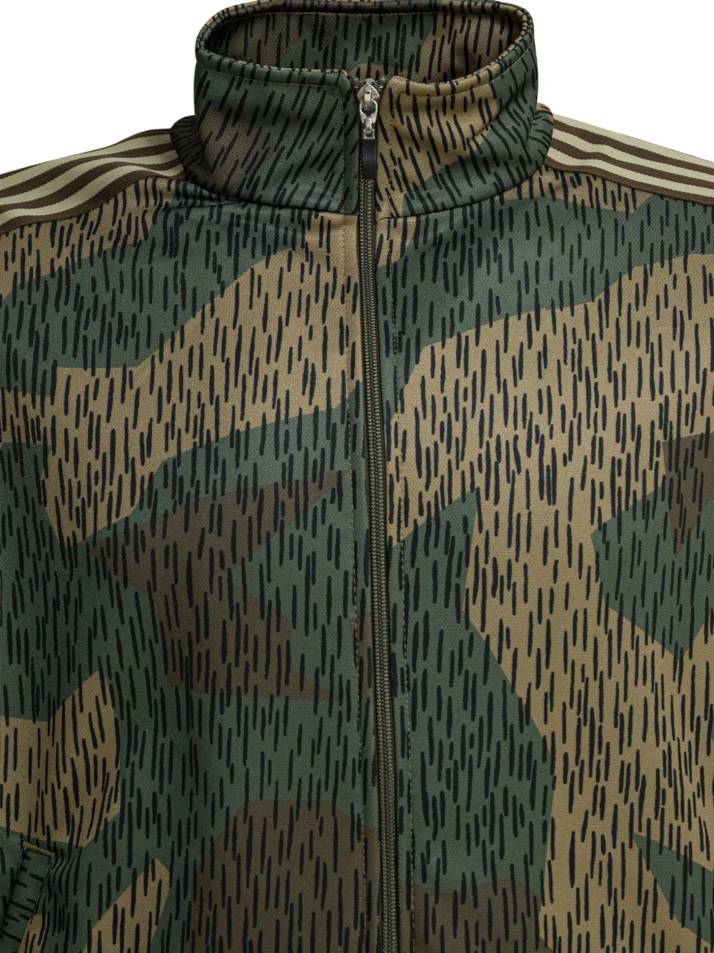  Kapital Striped Camouflage Sweatshirt - Green 