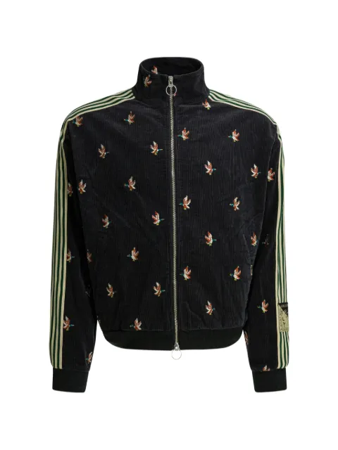 KAPITAL striped embroidered corduroy jacket