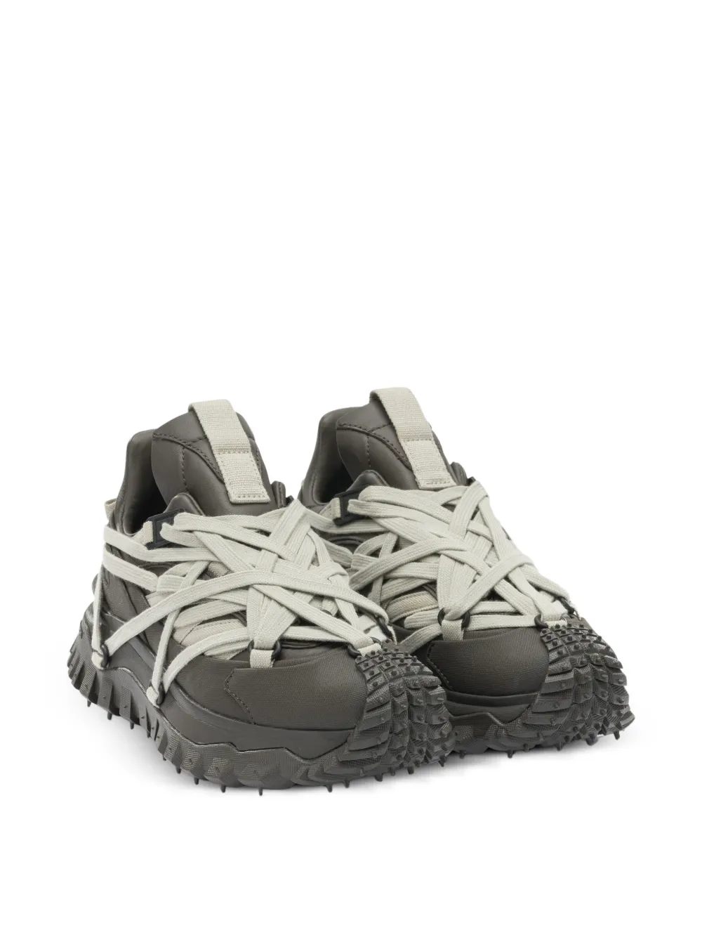 Moncler + Rick Owens Trailgrip Megalace sneakers Groen