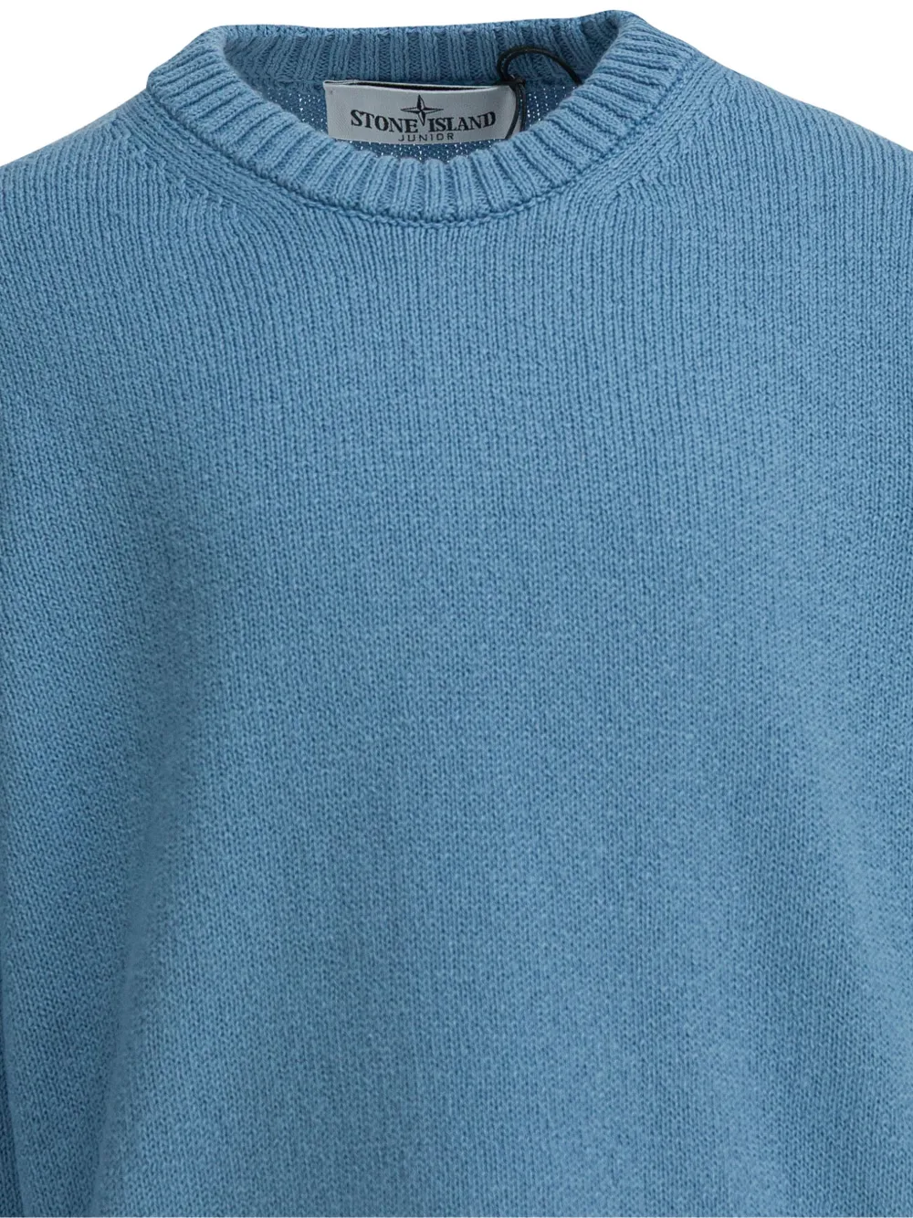 Stone Island Junior Trui met logopatch Blauw