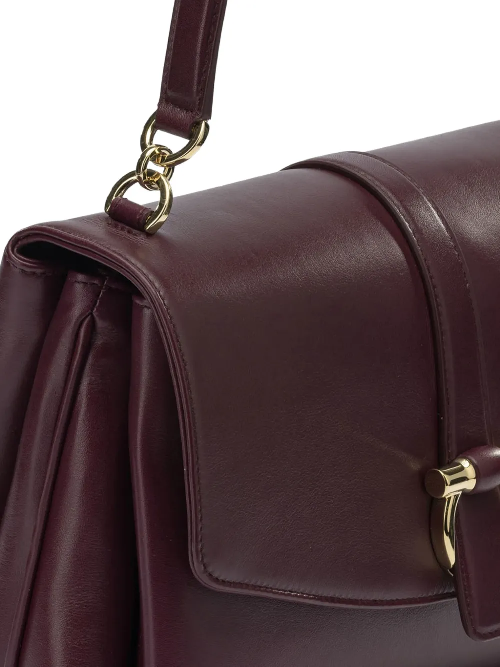 Ferragamo Leren shopper Rood