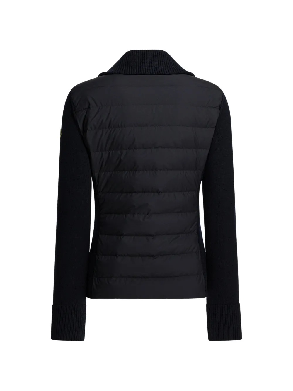 Moncler Ribbed Panelled Jacket In Blue