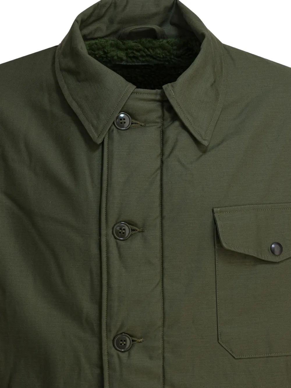  Buzz Ricksons Button Pocket Jacket - Green 