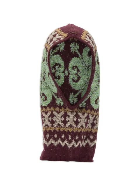 KAPITAL patterned balaclava hat