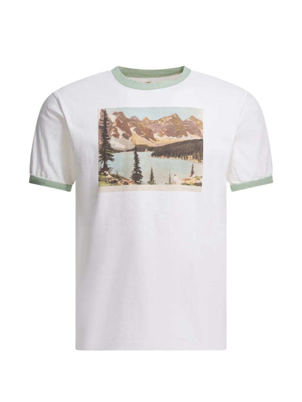 KAPITAL landscape T-shirt - Bianco