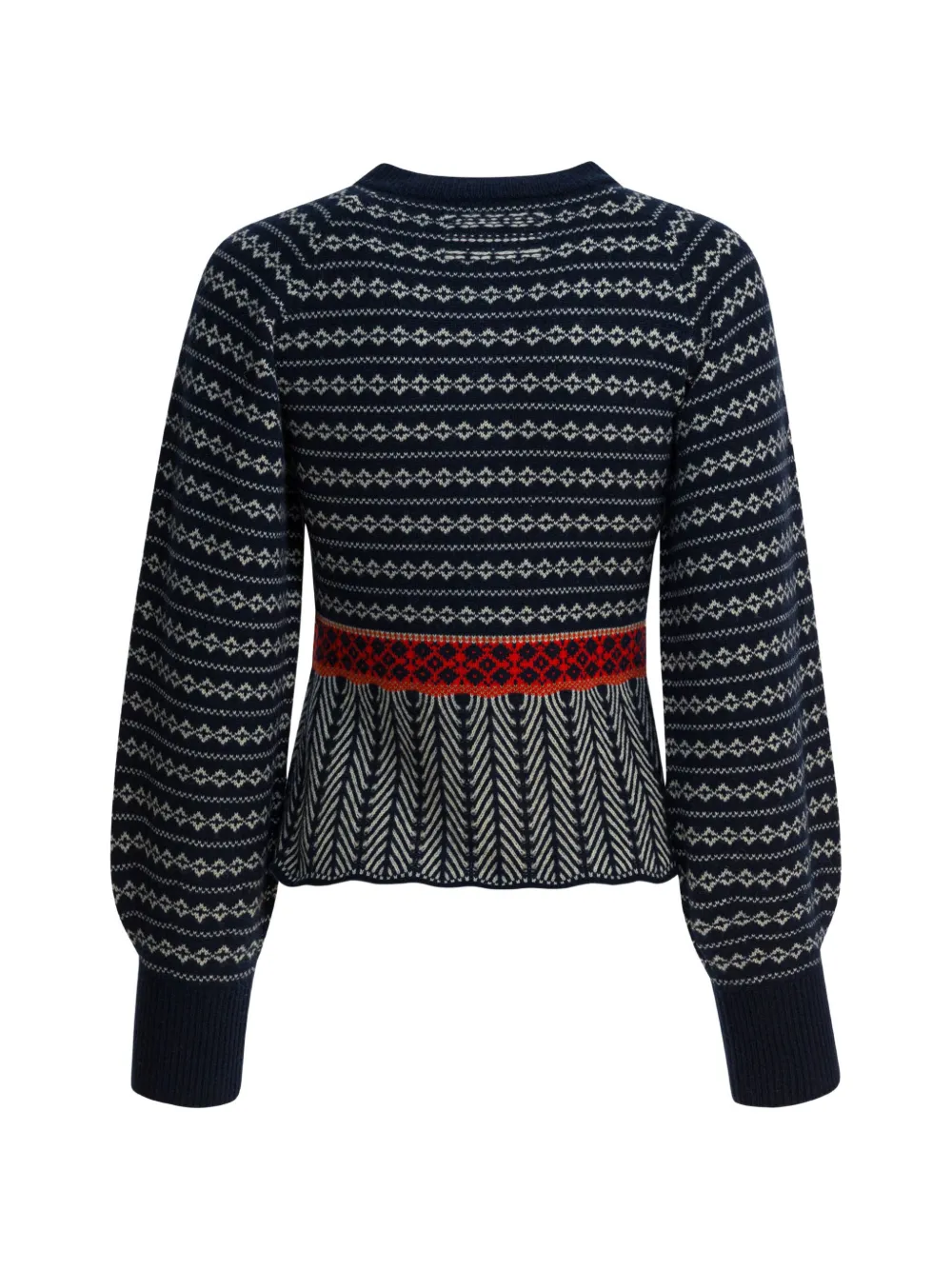  Guest In Residence Patterned Buttoned Cardigan - Blue 