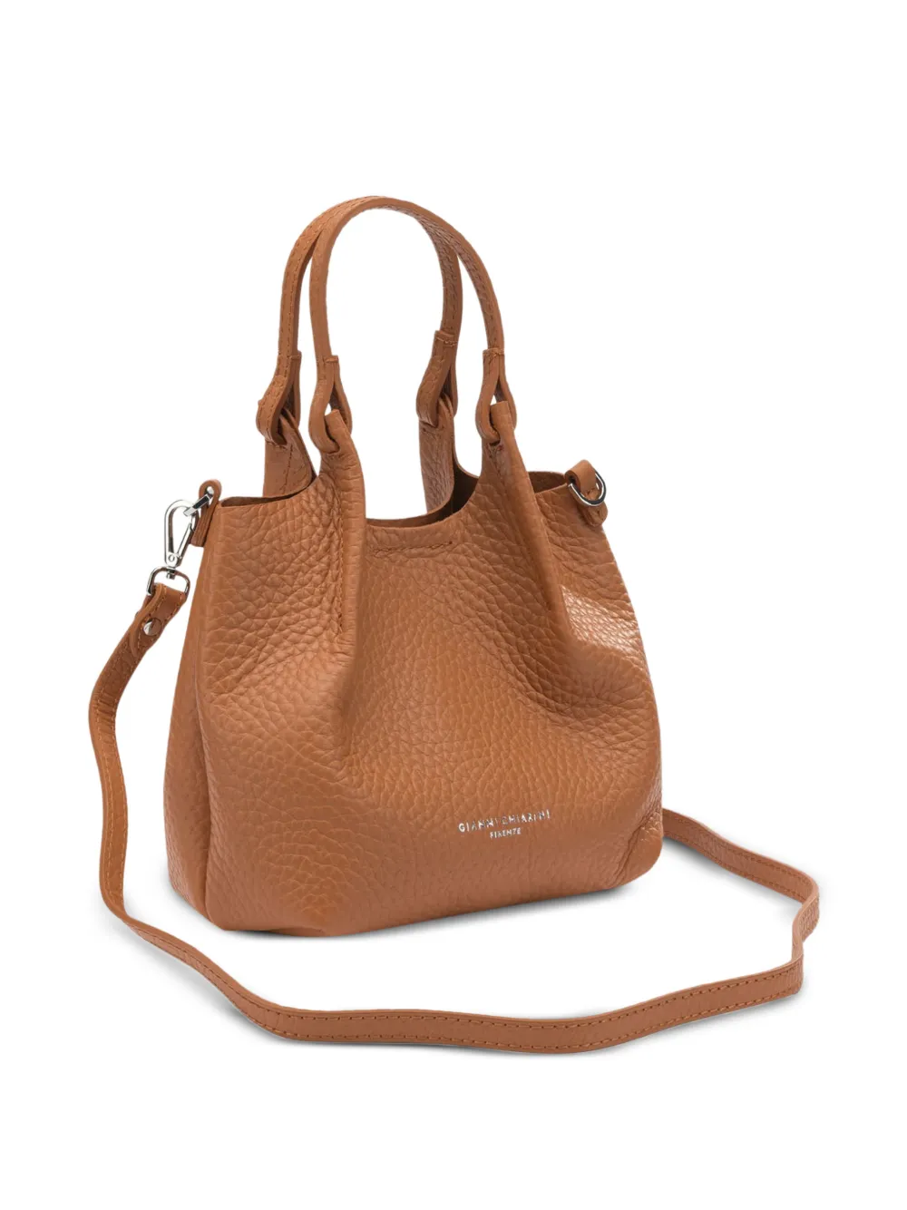  Gianni Chiarini Pebble-grain Leather Tote Bag - Brown 