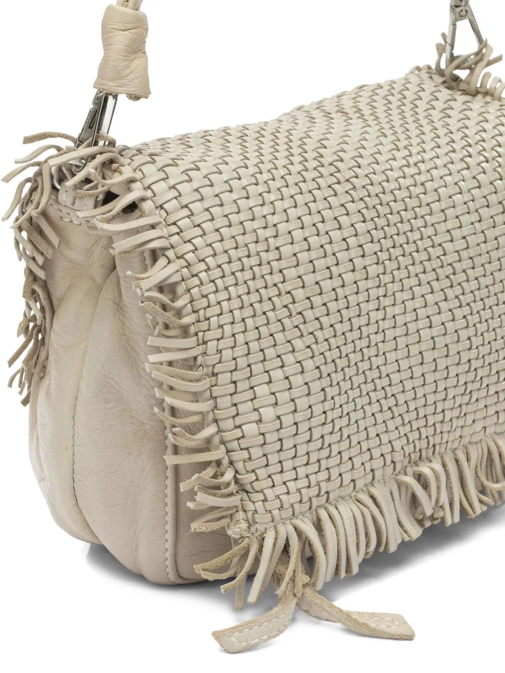Anfora – Shoulder Bag With Woven Flap