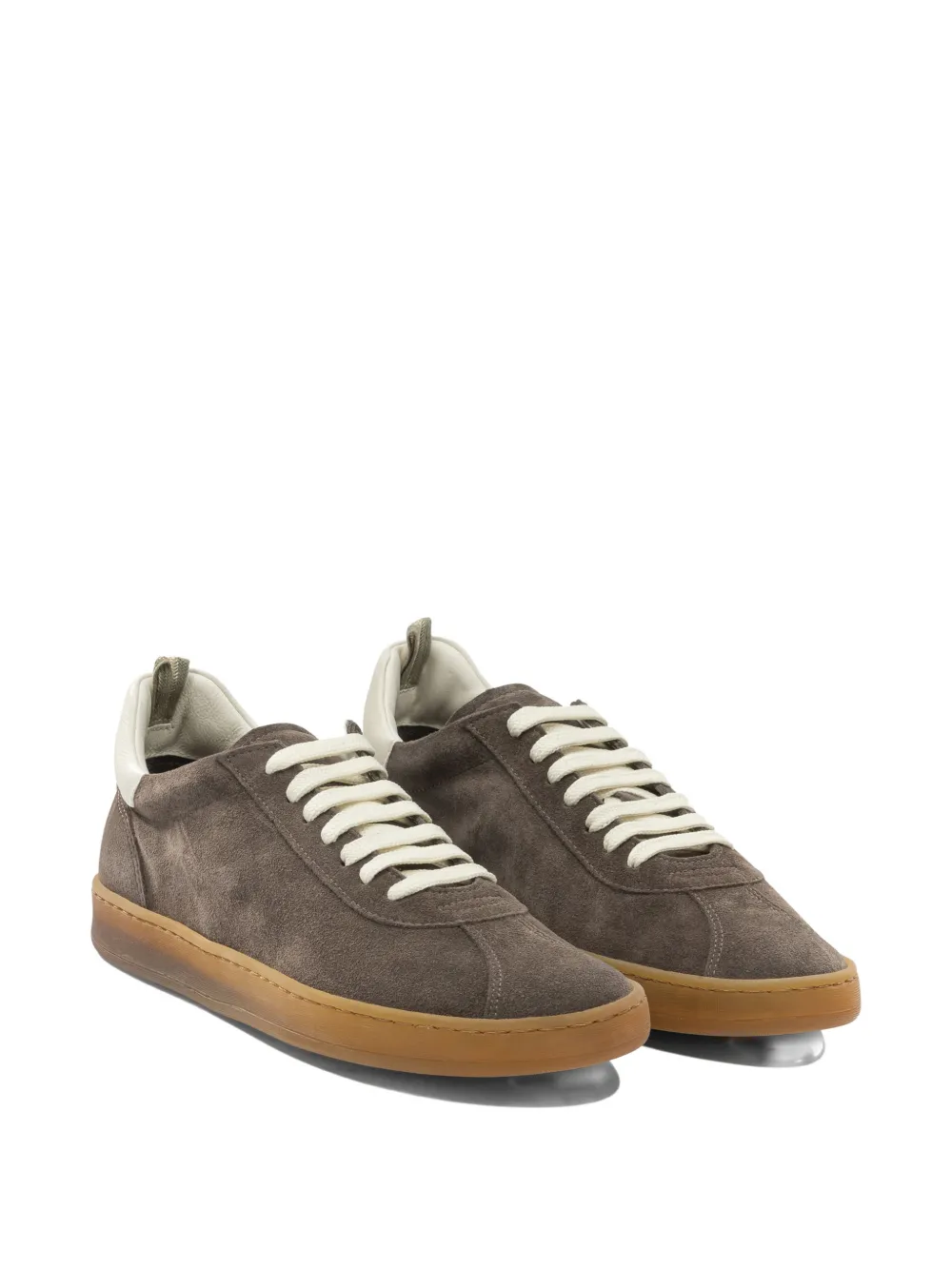 Officine Creative Suède sneakers Bruin