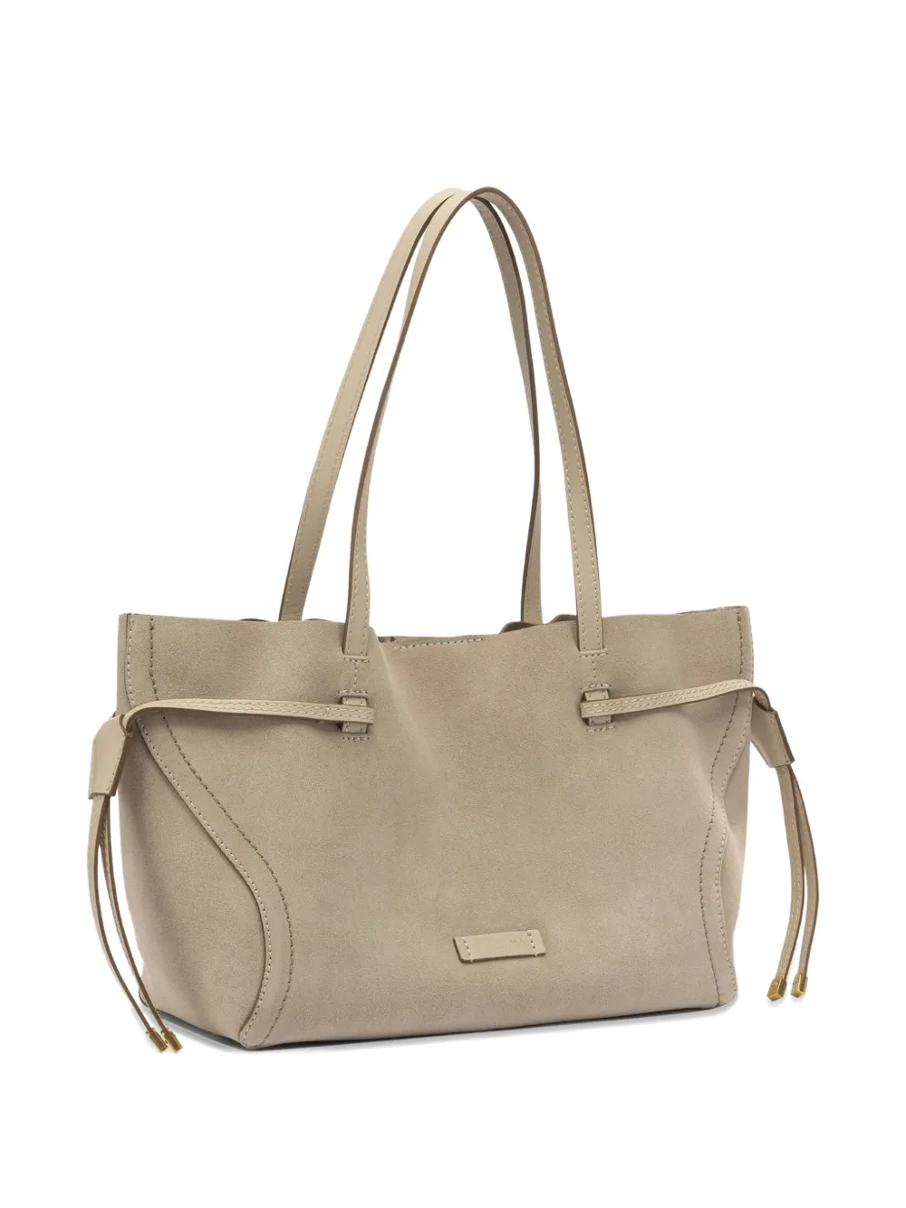 GIANNI CHIARINI Violette suède schoudertas Beige