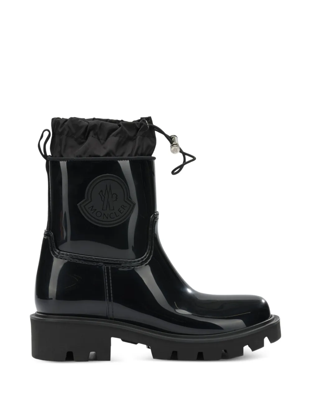 Moncler Kickstream laarzen met logo Zwart
