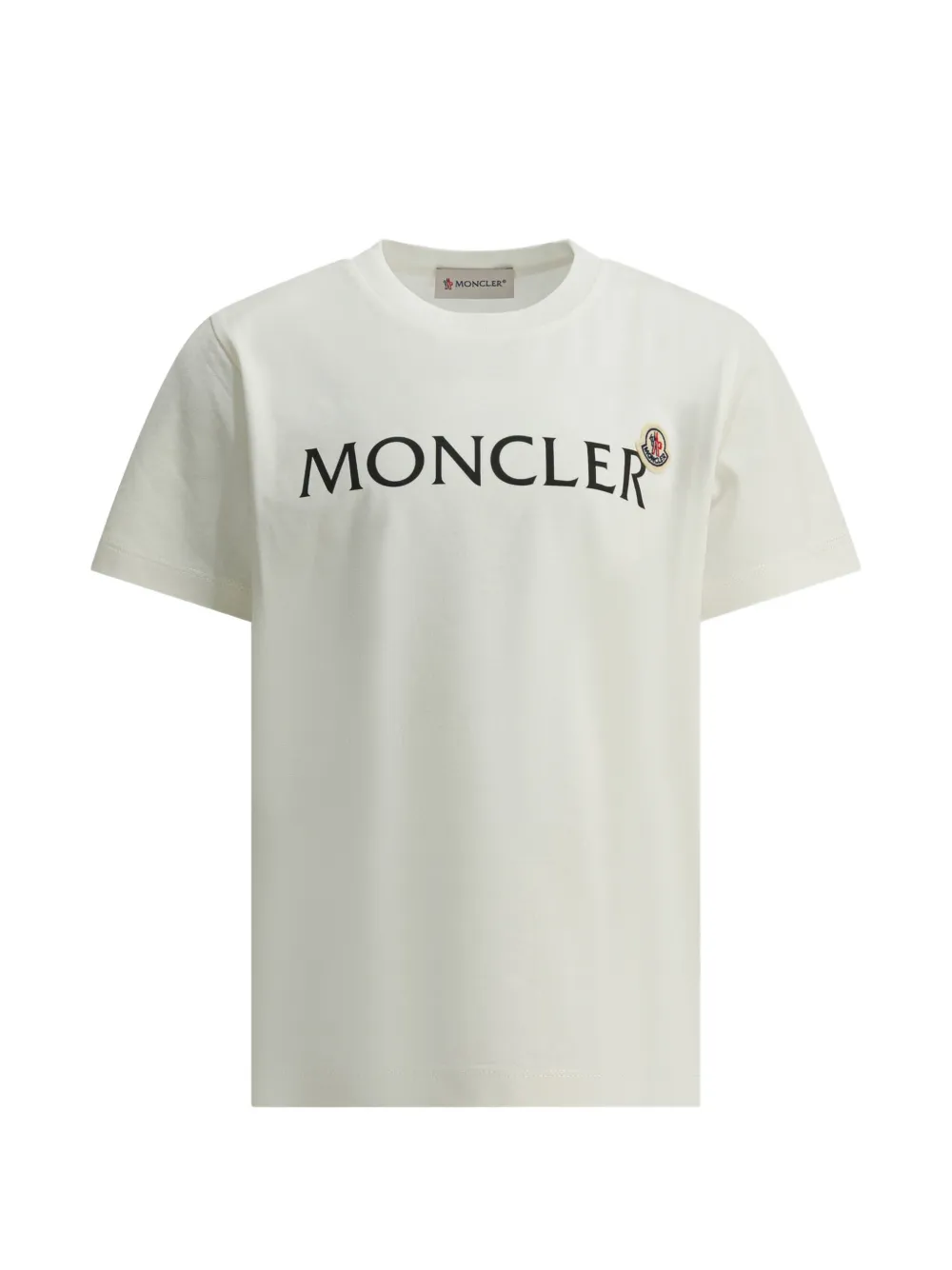 Moncler Enfant T-shirt met logo Wit