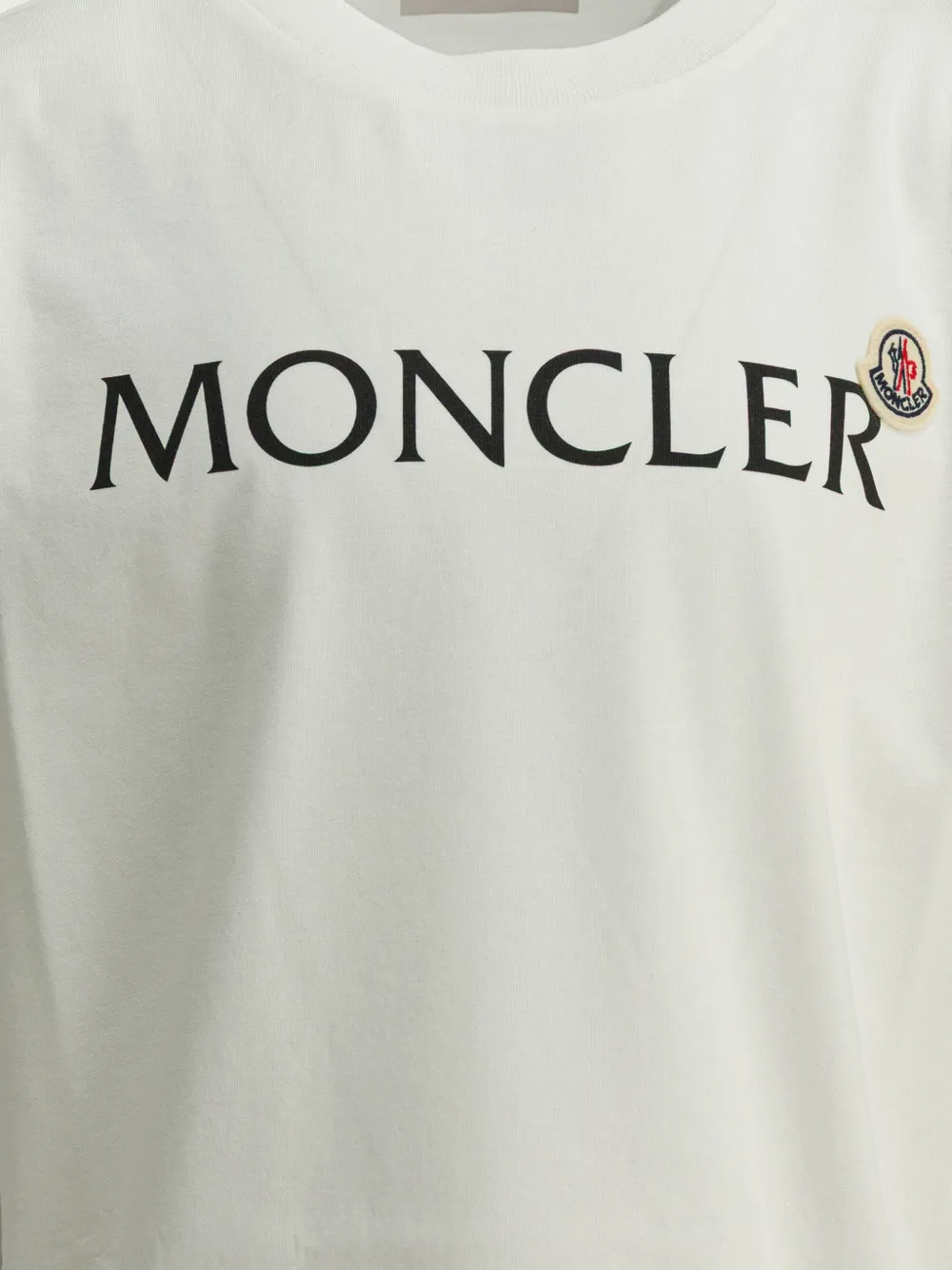 Moncler Enfant T-shirt met logo Wit