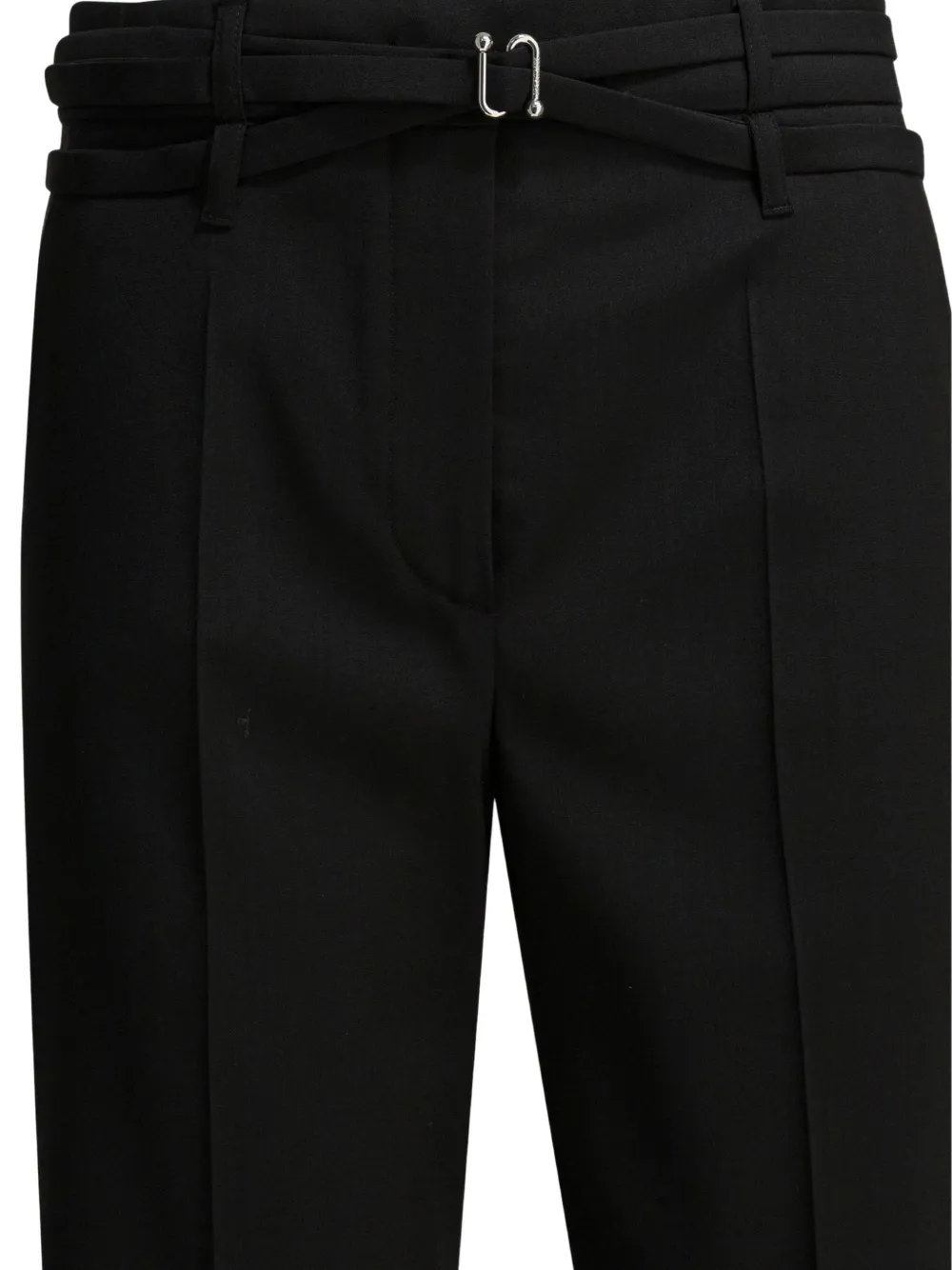 Max Mara Pantalon met ceintuur Zwart