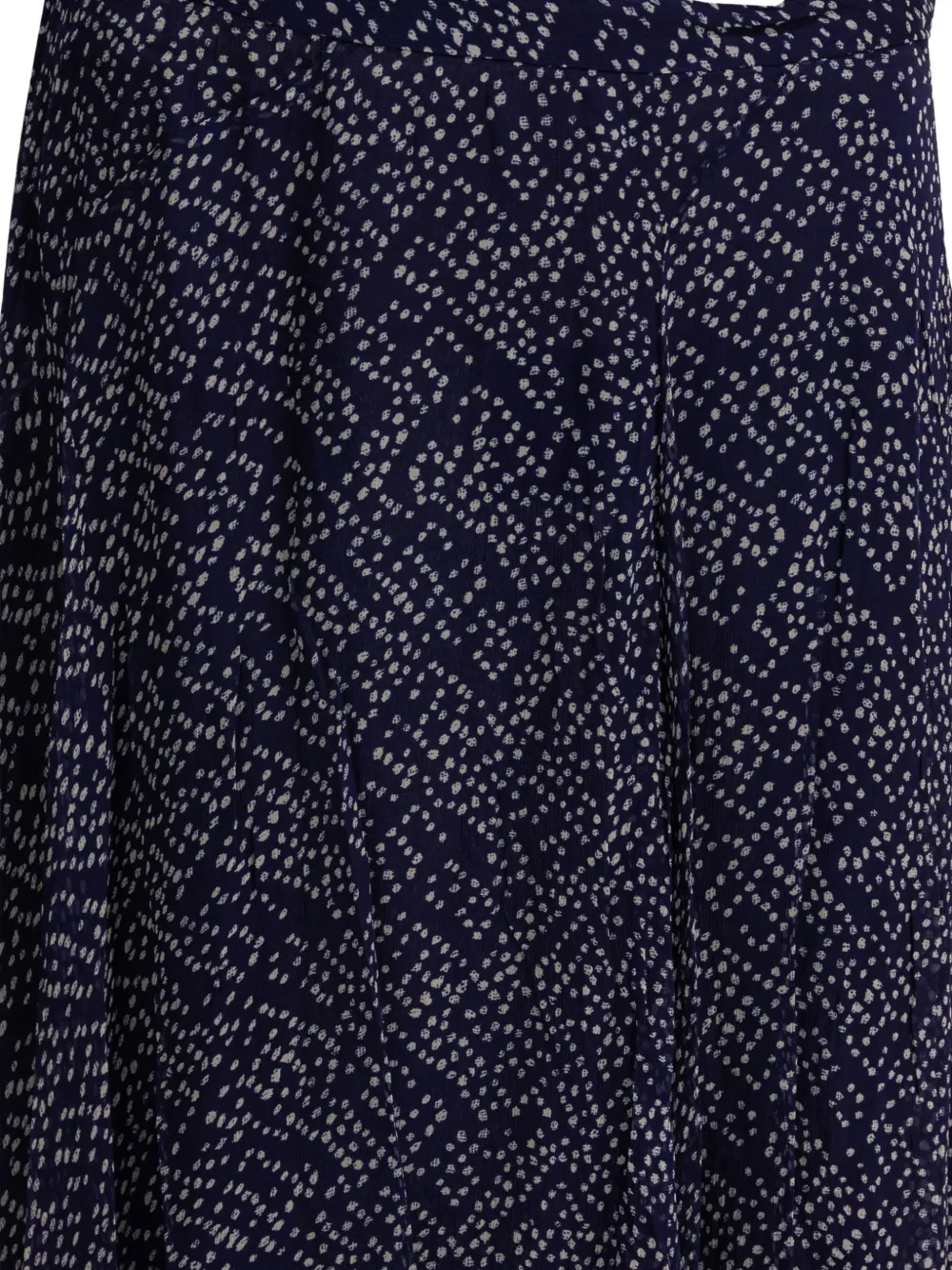  Marant étoile Lycia Asymmetric Patterned Midi Skirt - Blue 