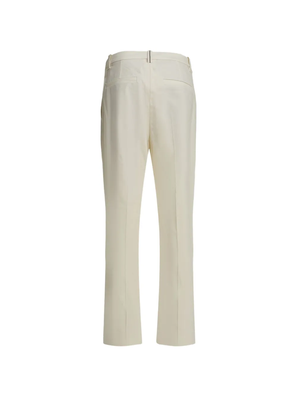 Brunello Cucinelli Belt-loop Trousers In Neutral