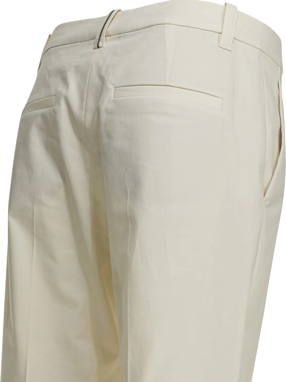 Brunello Cucinelli Broek met riemlussen Beige