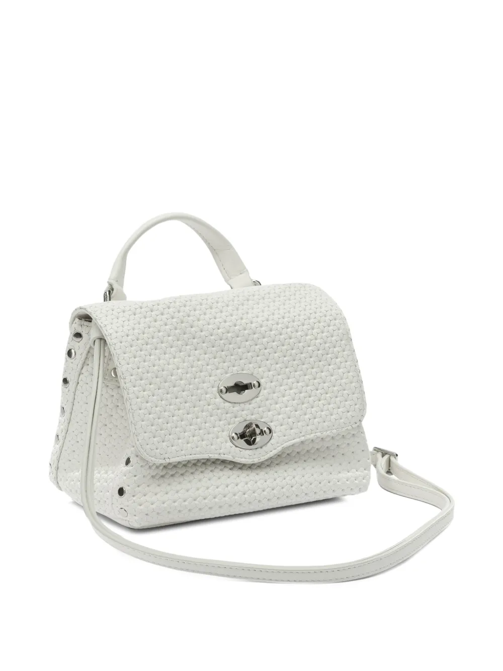  Zanellato Leather Tote Bag - White 