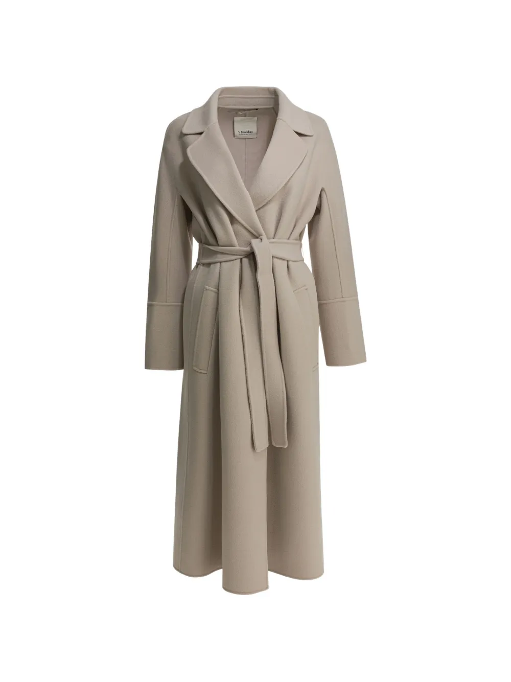 'S Max Mara belted-waist coat - Toni neutri