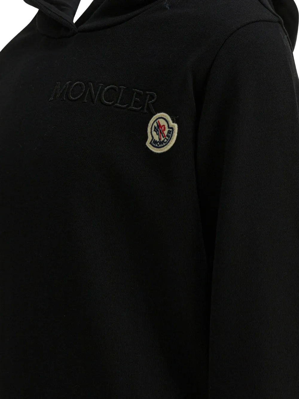 Moncler Enfant Sweater met capuchon Zwart