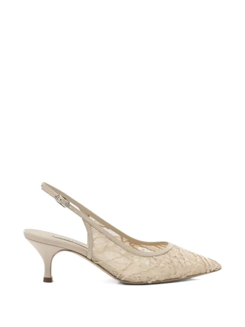 Casadei lace pumps