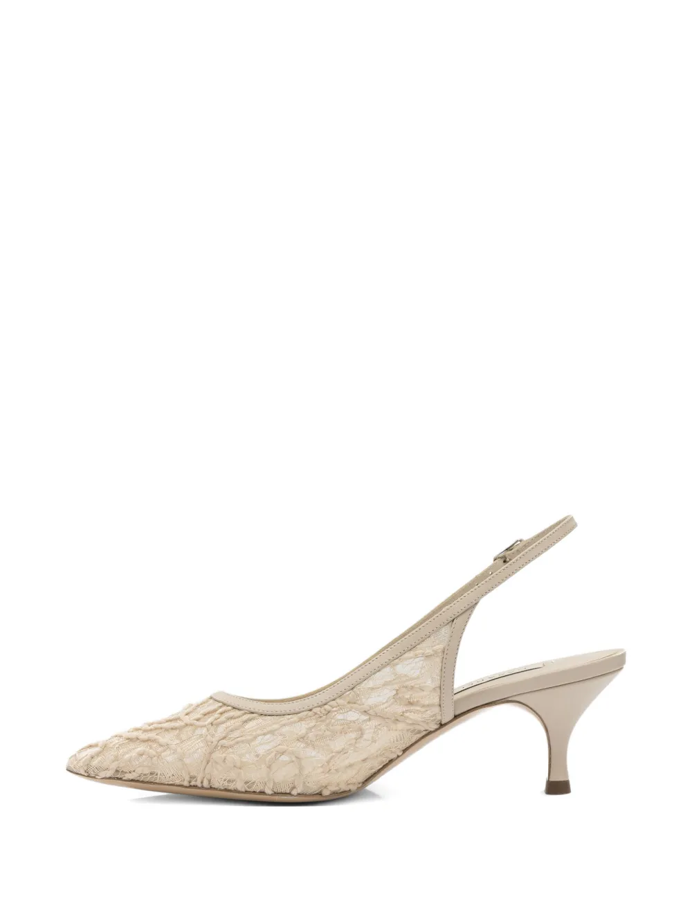 Casadei Pumps met kant Beige