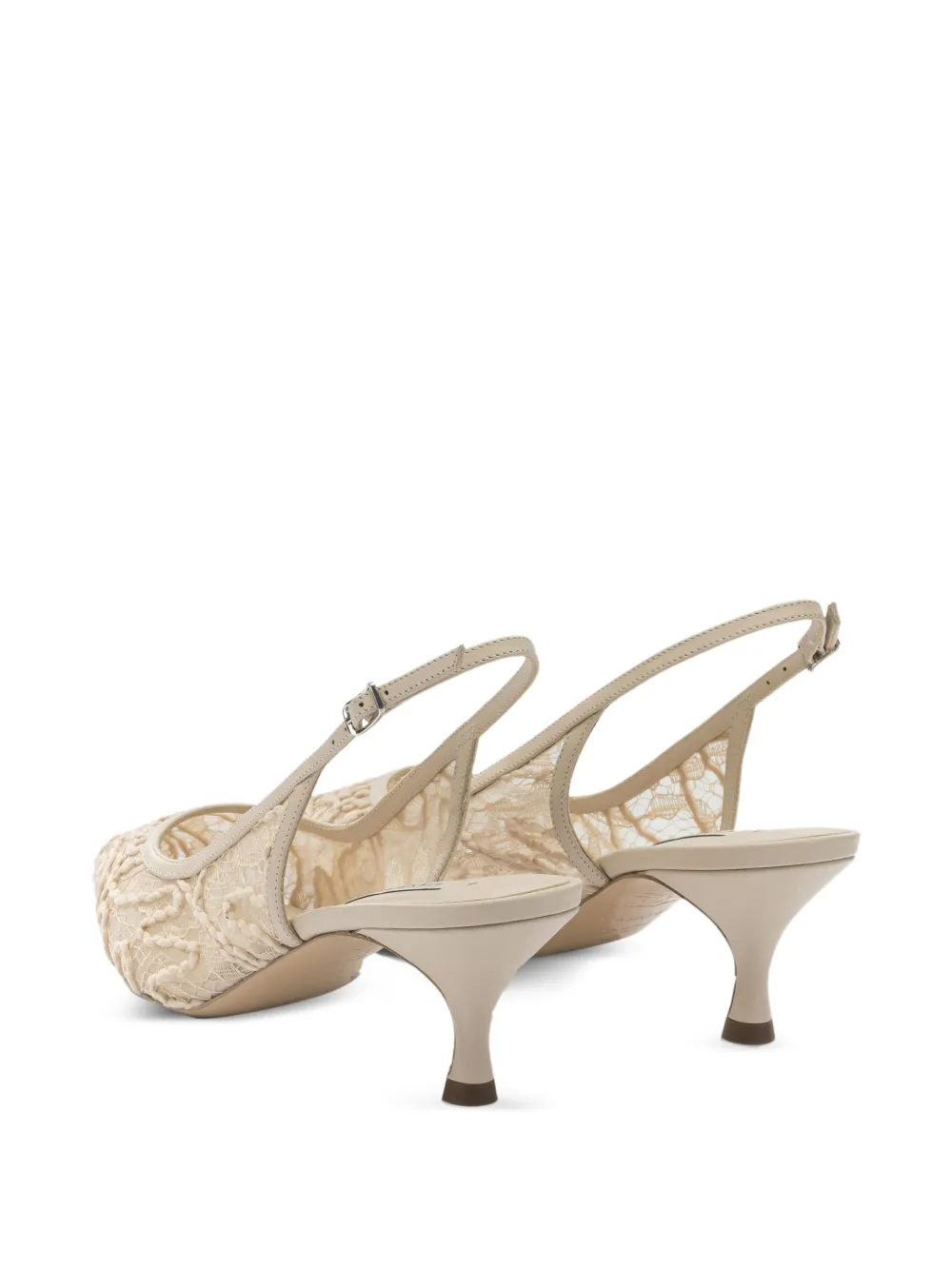Casadei Pumps met kant Beige