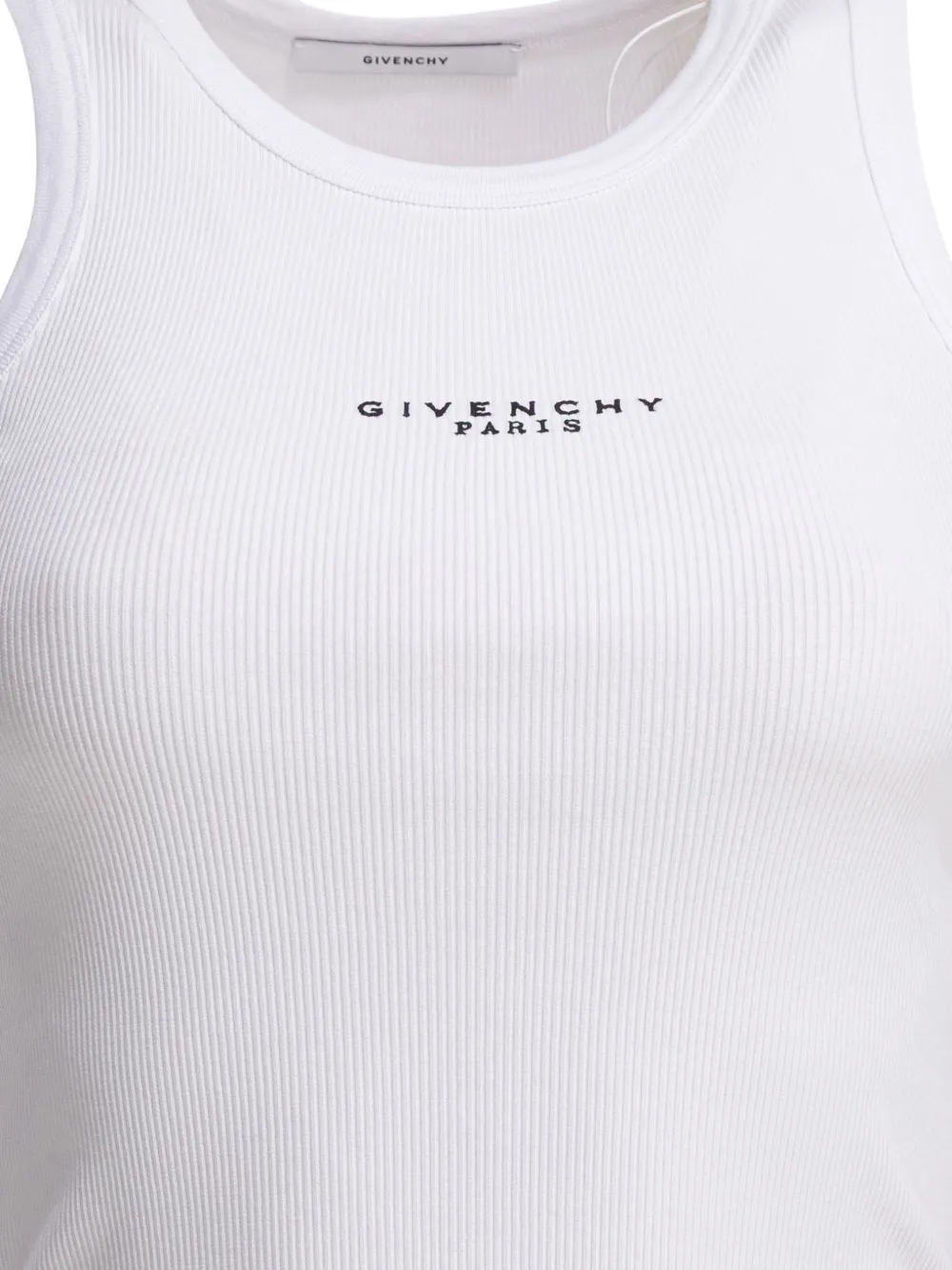  Givenchy Top Con Logo Estampado - Blanco 