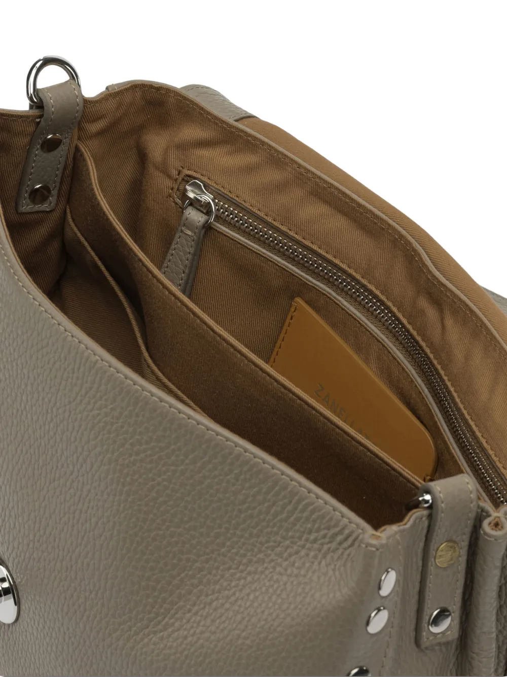 Postina Turnlock Leather Tote Bag