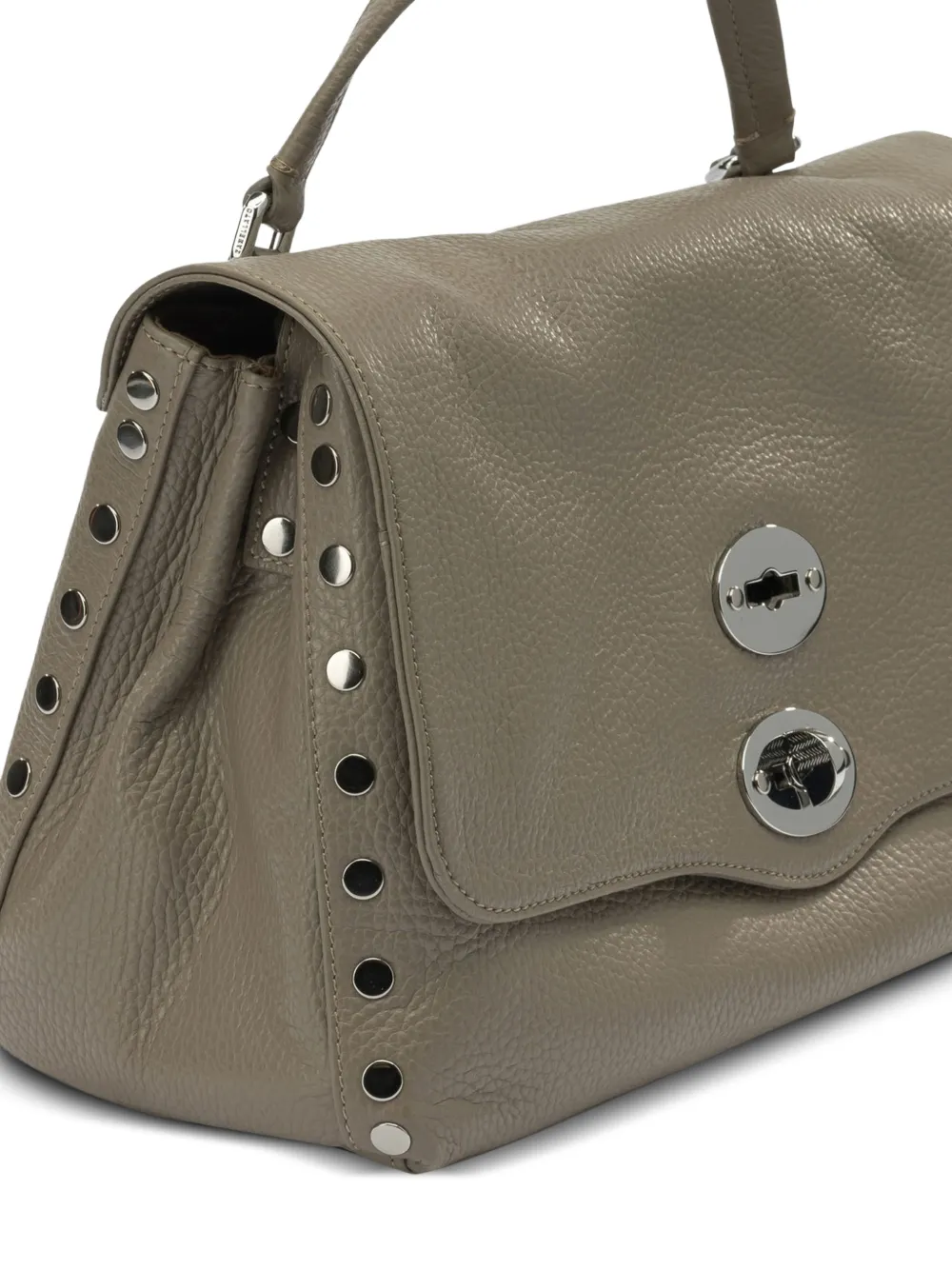 Postina Turnlock Leather Tote Bag