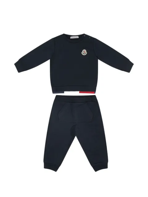 Moncler Enfant badge detail tracksuit set