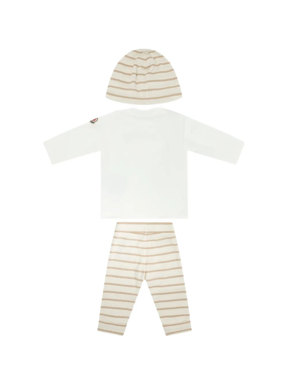 Logo-Embroidered Striped Trousers Set