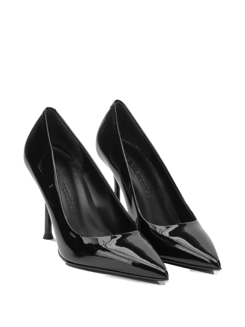 Sergio Levantesi Pumps met spitse neus Zwart