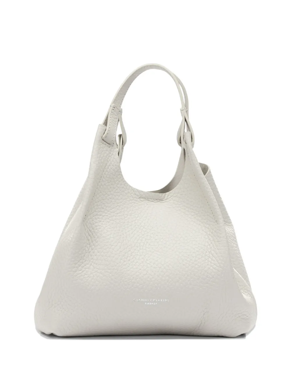 GIANNI CHIARINI pebbled-leather tote bag - Toni neutri