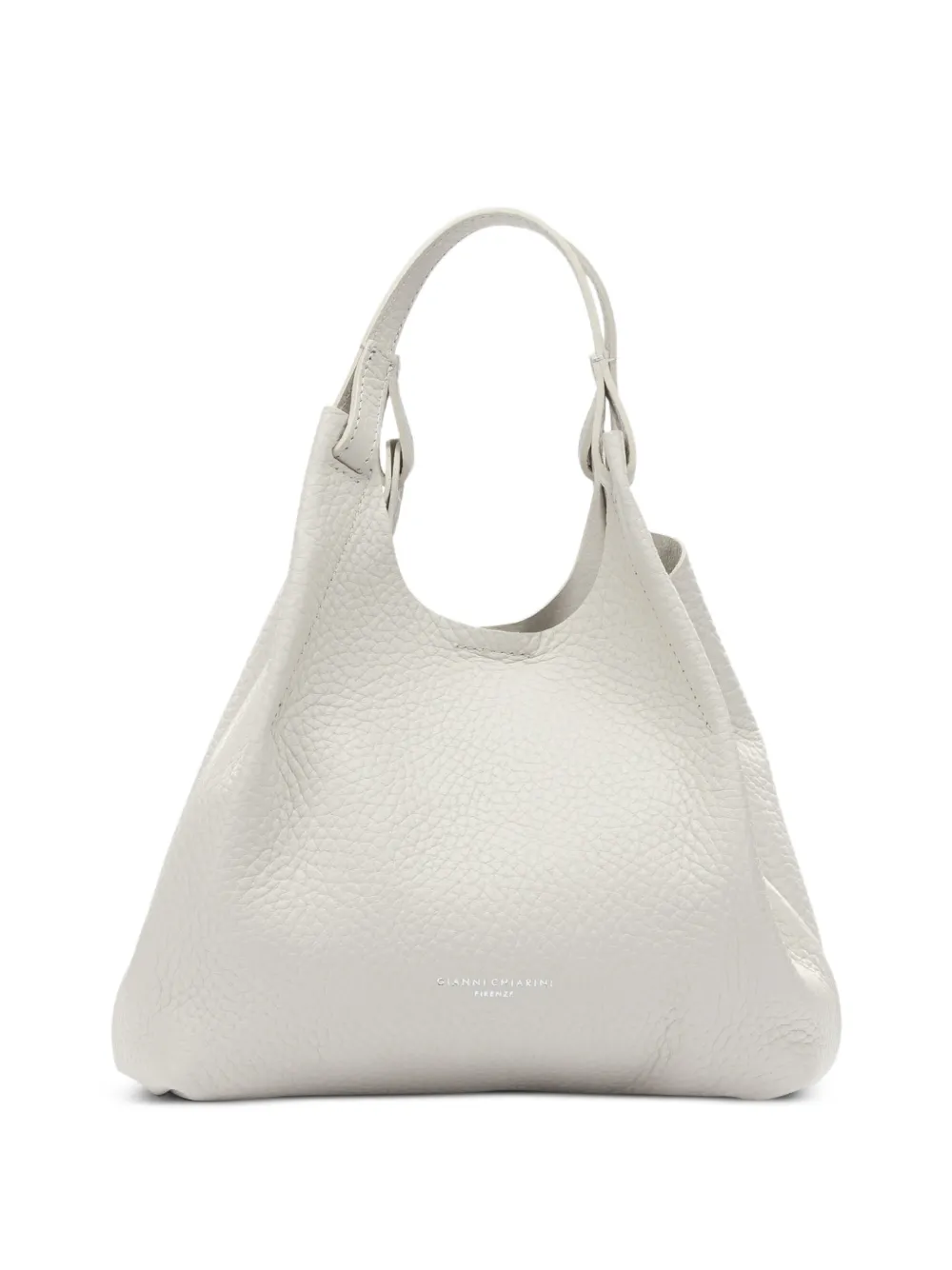 GIANNI CHIARINI pebbled-leather tote bag - Toni neutri